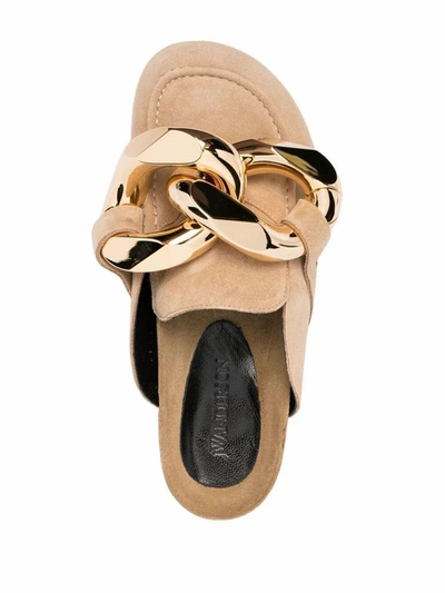 Shop Jw Anderson J.w. Anderson Women's Beige Leather Sandals