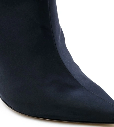 Shop Aldo Castagna Women's Blue Suede Ankle Boots