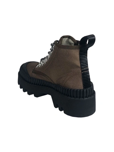 Shop Proenza Schouler Women's Brown Polyamide Ankle Boots