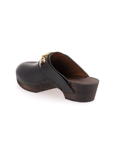 Shop Celine Céline Women's Black Leather Loafers