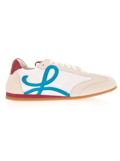 Shop Loewe Women's White Other Materials Sneakers