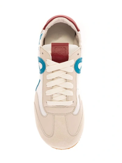 Shop Loewe Women's White Other Materials Sneakers
