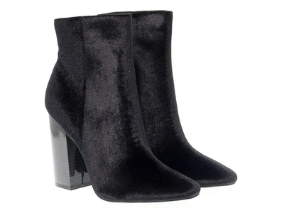 Shop Windsor Smith Women's Black Velvet Ankle Boots
