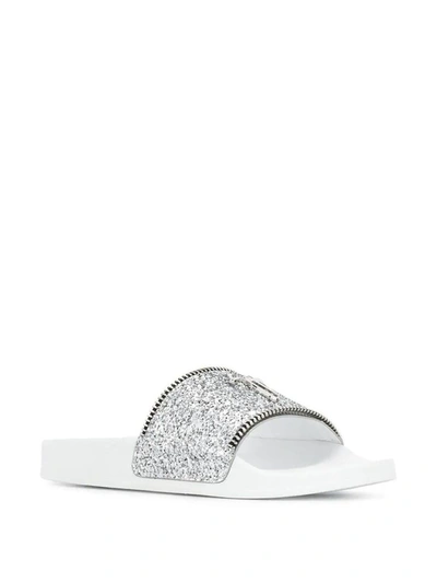 Shop Giuseppe Zanotti Design Women's White Pvc Sandals