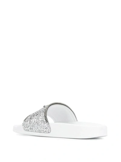 Shop Giuseppe Zanotti Design Women's White Pvc Sandals