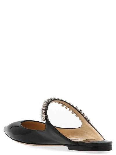 Shop Jimmy Choo Women's Black Leather Flats