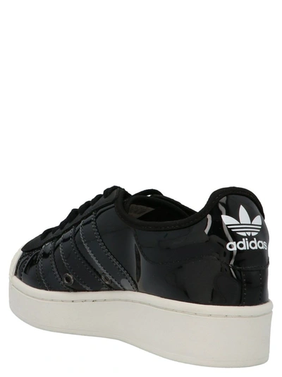 Shop Adidas Originals Adidas Women's Black Polyester Sneakers