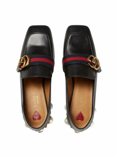 Shop Gucci Women's Black Leather Pumps