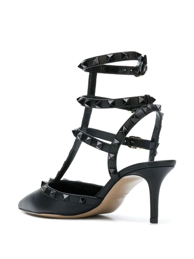 Shop Valentino Garavani Women's Black Leather Heels