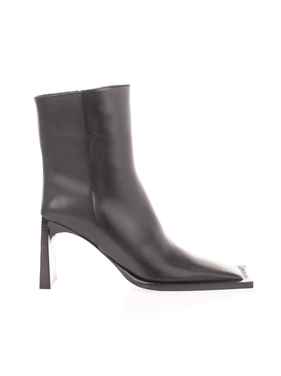 Shop Balenciaga Women's Black Leather Ankle Boots