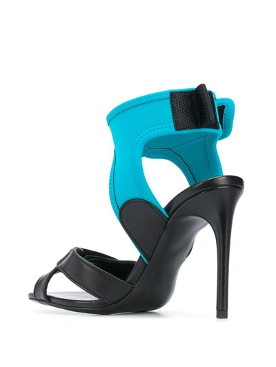 Shop Off-white Women's Blue Polyamide Sandals