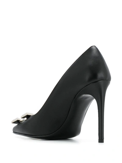 Shop Off-white Women's Black Leather Pumps