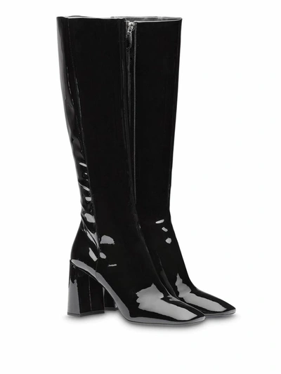 Shop Prada Black Boots