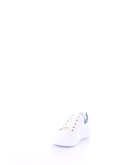 Shop Guess Women's White Leather Sneakers