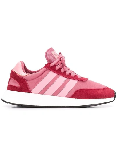 Shop Adidas Originals Adidas Women's Pink Fabric Sneakers