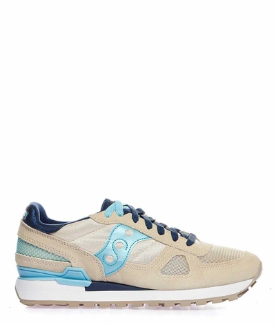 Shop Saucony Women's Beige Suede Sneakers