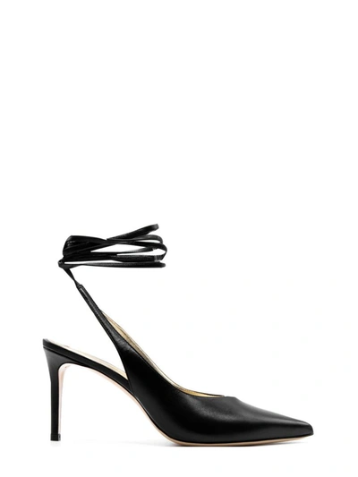 Shop Aldo Castagna Women's Black Leather Sandals