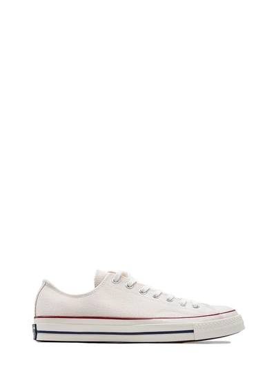 Shop Converse Women's White Fabric Sneakers