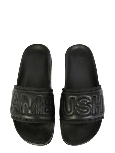 Shop Ambush Women's Black Leather Sandals