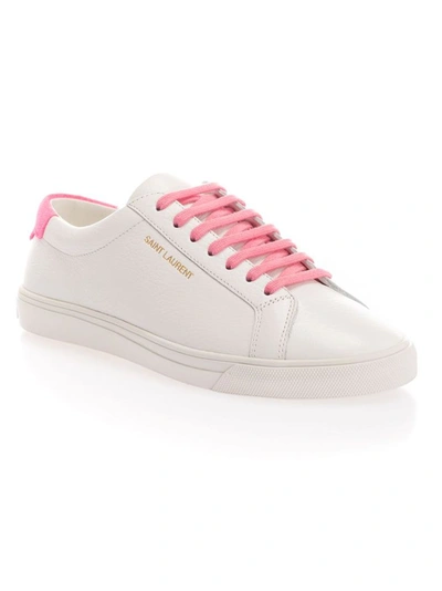 Shop Saint Laurent White Sneakers