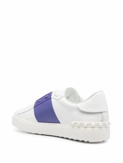 Shop Valentino Garavani Women's White Leather Sneakers