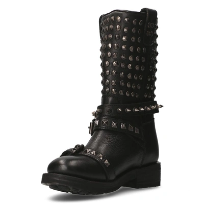 Shop Ash Women's Black Leather Boots