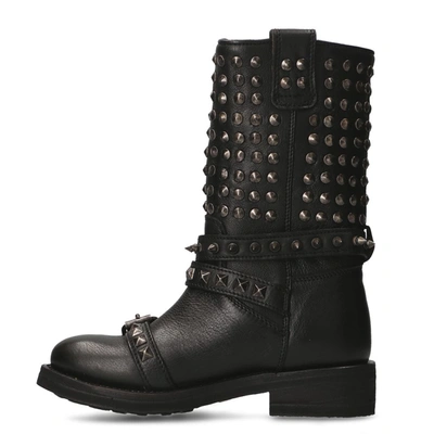 Shop Ash Women's Black Leather Boots