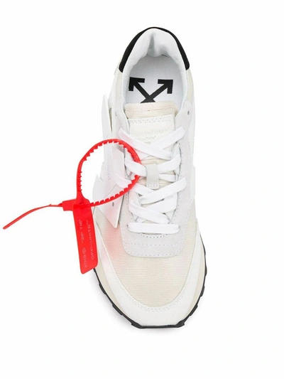 Shop Off-white Women's White Leather Sneakers