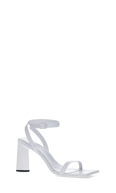 Shop Balenciaga Women's White Leather Sandals