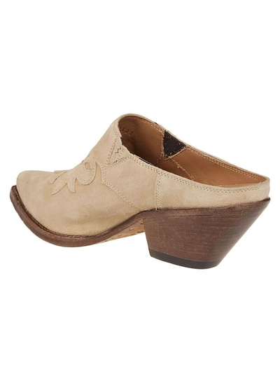 Shop Buttero Women's Beige Suede Sandals