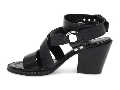 Shop Janet & Janet Janet&janet Women's Black Leather Sandals