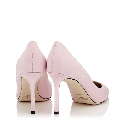 Shop Jimmy Choo Women's Pink Suede Pumps