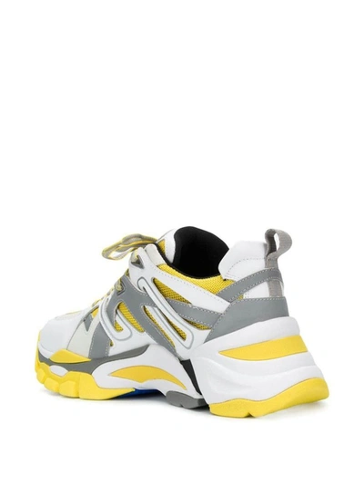 Shop Ash Women's Yellow Leather Sneakers