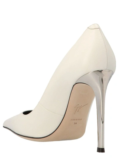 Shop Giuseppe Zanotti Design Women's White Other Materials Pumps