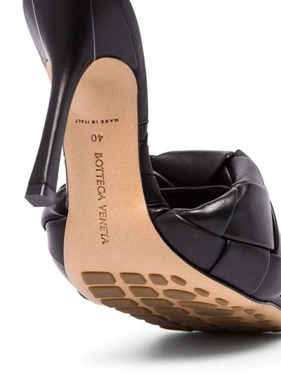 Shop Bottega Veneta Women's Black Leather Sandals