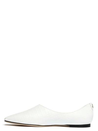 Shop Jimmy Choo Women's White Flats