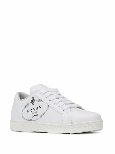 Shop Prada White Sneakers