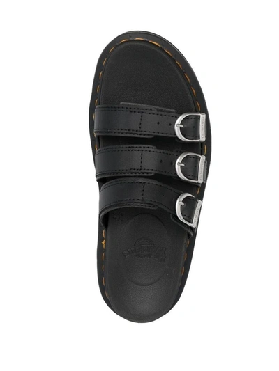 Shop Dr. Martens' Dr. Martens Women's Black Leather Sandals