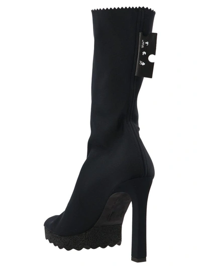 Shop Off-white Women's Black Other Materials Ankle Boots