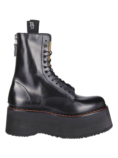 Shop R13 Women's Black Leather Ankle Boots