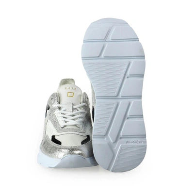 Shop Date D.a.t.e. Women's Silver Leather Sneakers