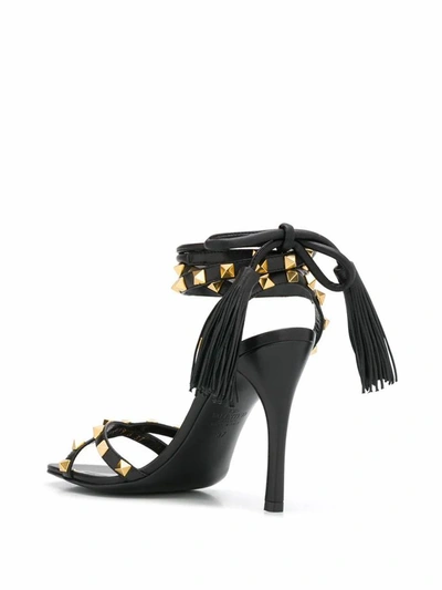 Shop Valentino Women's Black Leather Sandals