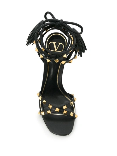 Shop Valentino Women's Black Leather Sandals