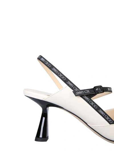 Shop Jimmy Choo Women's White Leather Heels