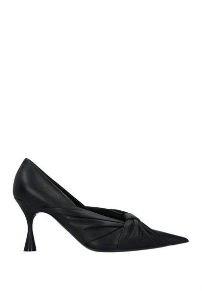 Shop Balenciaga Women's Black Leather Pumps