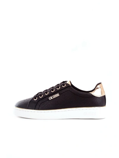 Shop Guess Women's Black Synthetic Fibers Sneakers