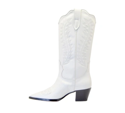 Shop Paris Texas Women's White Leather Boots
