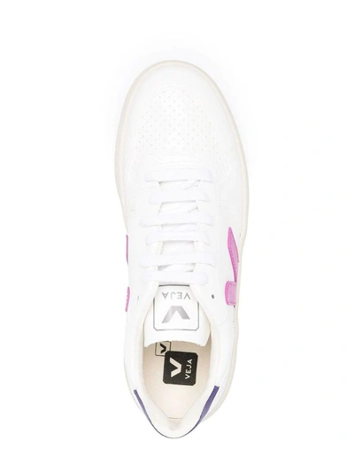 Shop Veja Women's White Leather Sneakers