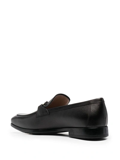 Shop Ferragamo Salvatore  Men's Black Leather Loafers