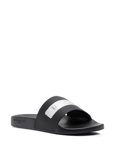 Shop Givenchy Men's Black Leather Sandals